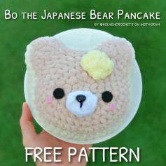 bo the japanese bear pancake free pattern