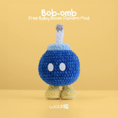 bob omb free baby boomi pattern mod