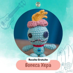 🌺 Boneca Xepa 🌺Quem lembra da cena que a Lilo fala eu tenho a Xepa! no início do filme? Acho uma fofura a Lilo ter feito a própria boneca, já que não poderia comprar uma.