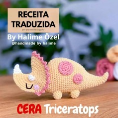 Caso façam esse Dino lindo, não esqueçam de marcar a @handmade_by_halime , autora dessa receita perfeita, nas suas publicações ❤.