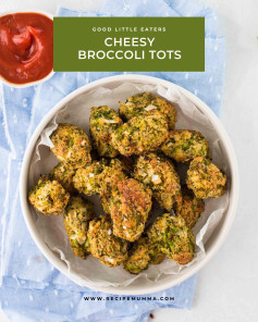 cheesy broccoli tots