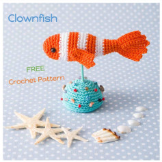 clownfish free crochet pattern