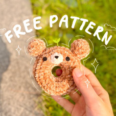 DONUT BEAR FREE PATTERN 🧸