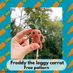 freddy the leggy carrot free pattern