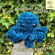 free crochet pattern no sew octopus