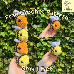 free crochet pattern small bee