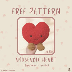 free pattern amuseable heart