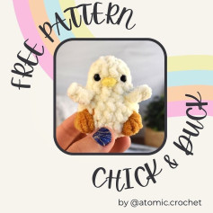 free pattern chick & duck