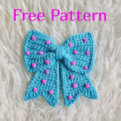 free pattern loopita bow pattern