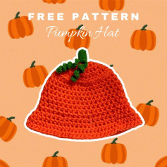 free pattern pumpkin hat