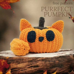 free pattern purrfect pumpkin