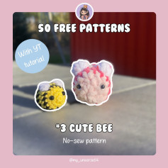 free patterns cute bee