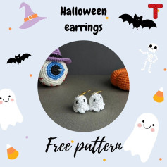 halloween earrings free pattern