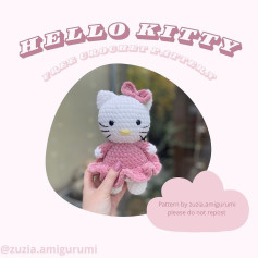 hello kitty free crochet pattern