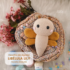 🌱 Libélula Lily - Desafio de Agosto da Ordem dos Amigurumis 🌱