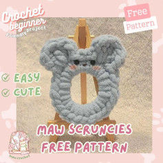 maw scruncies free pattern