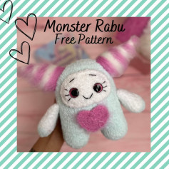 monster raby free pattern