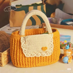 orange handbag crochet pattern