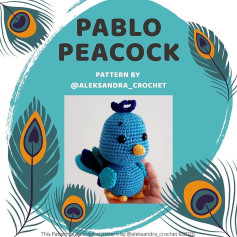 pablo peacock crochet pattern