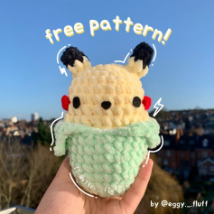 Pikacorn crochet pattern pikachu as a corn