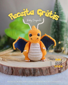 🧡 Receita gratuita desenhada por @amigurumisdavitFree patterns every day!