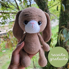 🐾 Receita gratuita desenhada por @fioreli.amigurumiFree patterns every day!🌼🌼🌼#freepattern