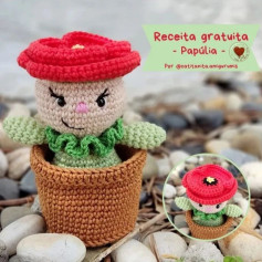 Receita Gratuita ❤️Linda! 🥰Por @catitanita.amigurumisPor favor!