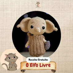 💫Receita gratuita - o Elfo Livre💫Um pouco atrasada, mas aqui está a receita gratuita comemorativa de 1 ano da loja de padrões, que iniciou com o primeiro E-Book Escola de Magia.