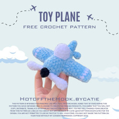 toy plane free crochet pattern