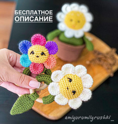 Бесплатное описание погремушек от автора @amigurumiigrushki_ 🌼🌼 Листайте карусель📏 Размер: 10-11 см;🧶 Пряжа: 100 % акрил;🖍 Размер крючка: 2 mm;👀 Глазки: на безопасном креплении;🌫 Наполнитель: холлофайбер;🪐 Диаметр кольца: 5 см;#мк_развивающи