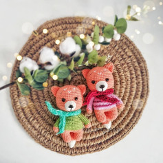 Бесплатный мк от автора @keti_amigurumi 🌷.Рост 12-13смГлазки 8.Крючок 2 - 2,25.Пряжа полухлопок.