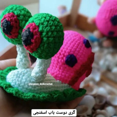 دستوربافت رایگان😇گَری دوست باب اسفنجی😃😃😃حمایت یادت نره🙃@Arezoo_dollcrochet @Arezoo_d