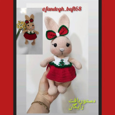 دستوربافت رایگان👈نمونه بافت خودمه❣️🍎🍉امیدوارم ازبافتش خوشتون بیاد😍✨لطفااین پست روبالا