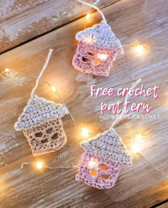 Flat house crochet pattern