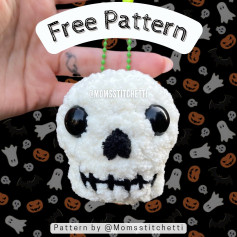 💀 Free Skull Keychain Pattern 💀