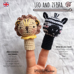 leo and zebra crochet pattern