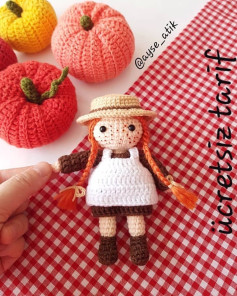 Малышка Энн от автора мк @ayse_atik 🌷Автор перевода @_i_love_amigurumi_ 🌺