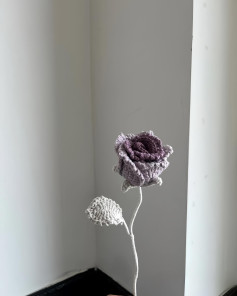 purple rose crochet pattern