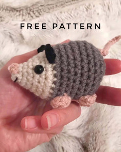 amigurumi possum free pattern