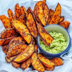 Baked Smoky Potato Wedges