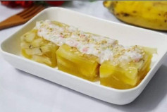 Bánh chuối hấp cốt dừa