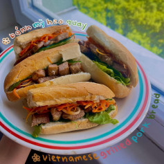 bánh mì heo nướng