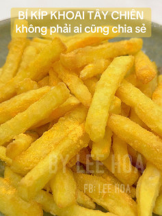 BÍ QUYẾT CHIÊN KHOAI TÂY CHIÊN