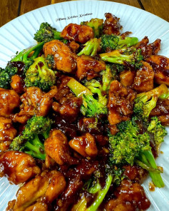 BOURBON CHICKEN WITH BROCCOLI RECIPE: