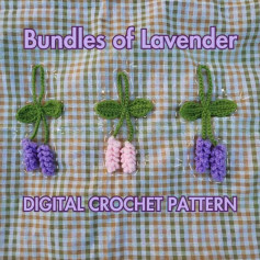 bundles of lavender digital crochet patern