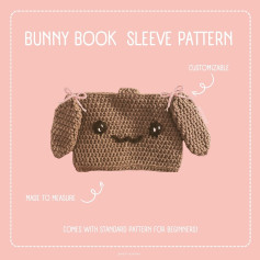 🐰 BUNNY BOOK SLEEVE CROCHET PATTERN 🐰