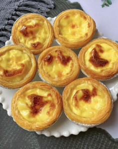 Cách làm Bánh tart trứng bằng nồi chiên không dầu