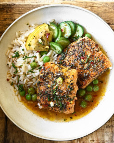 Cajun honey salmon