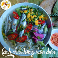 canh chua bông điên điển