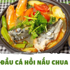 Canh Chua Đầu Cá Hồi - Một Món Ăn Dễ Làm và Hấp Dẫn